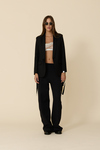 Black Cutout Blazer
