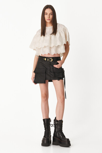 Off-White Boho Blouse