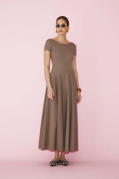 Brown Maxi Dress