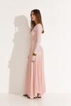 Backless Rose Maxi Dress