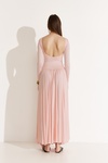 Backless Rose Maxi Dress