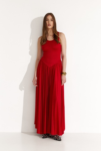 Red Maxi Dress - PNK Casual