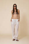 Elastic Waist Linen Trousers