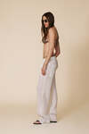 Elastic Waist Linen Trousers