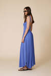 Backless Indigo Maxi Dress