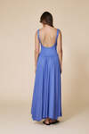 Backless Indigo Maxi Dress