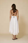 White Midi Skirt With Lace