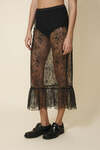 Black Midi Lace Skirt - FW25