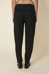 Black Pants With Waist Detail - FW25
