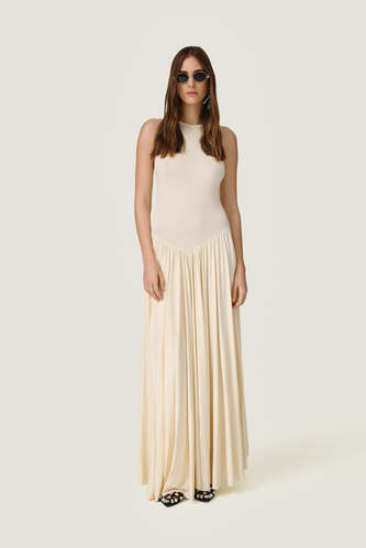 Light Yellow Maxi Dress - SS26 - PNK Casual