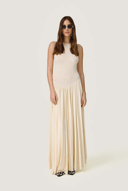Light Yellow Maxi Dress - SS26