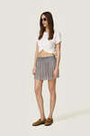 Sparkling Beads Grey Skirt - SS26