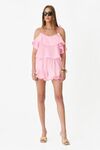 Cotton Rose Shorts with Elasticated Waistband